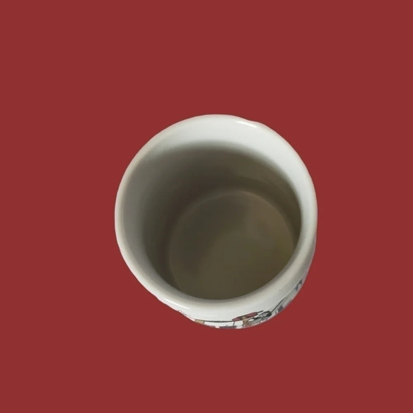 -Tea cups Japanese set of 2 white/black - Picture 6 of 8